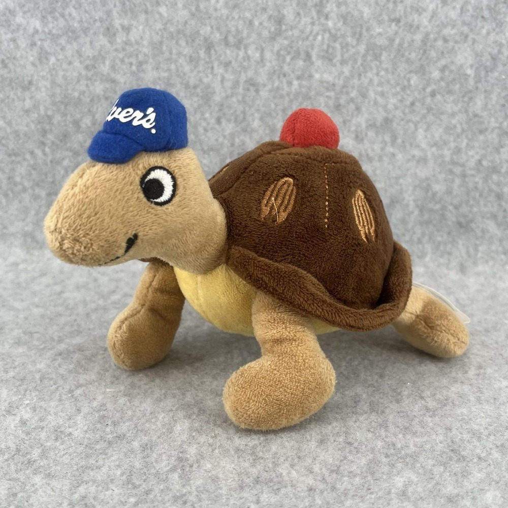 Culvers Sundae Turtle Restaurant Promo Plush Brown Shell Hat 2022 Small Toy